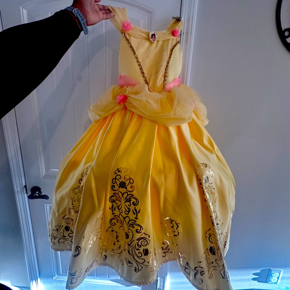 SOLD Disney Princess Belle Dress with Hoop Skirt